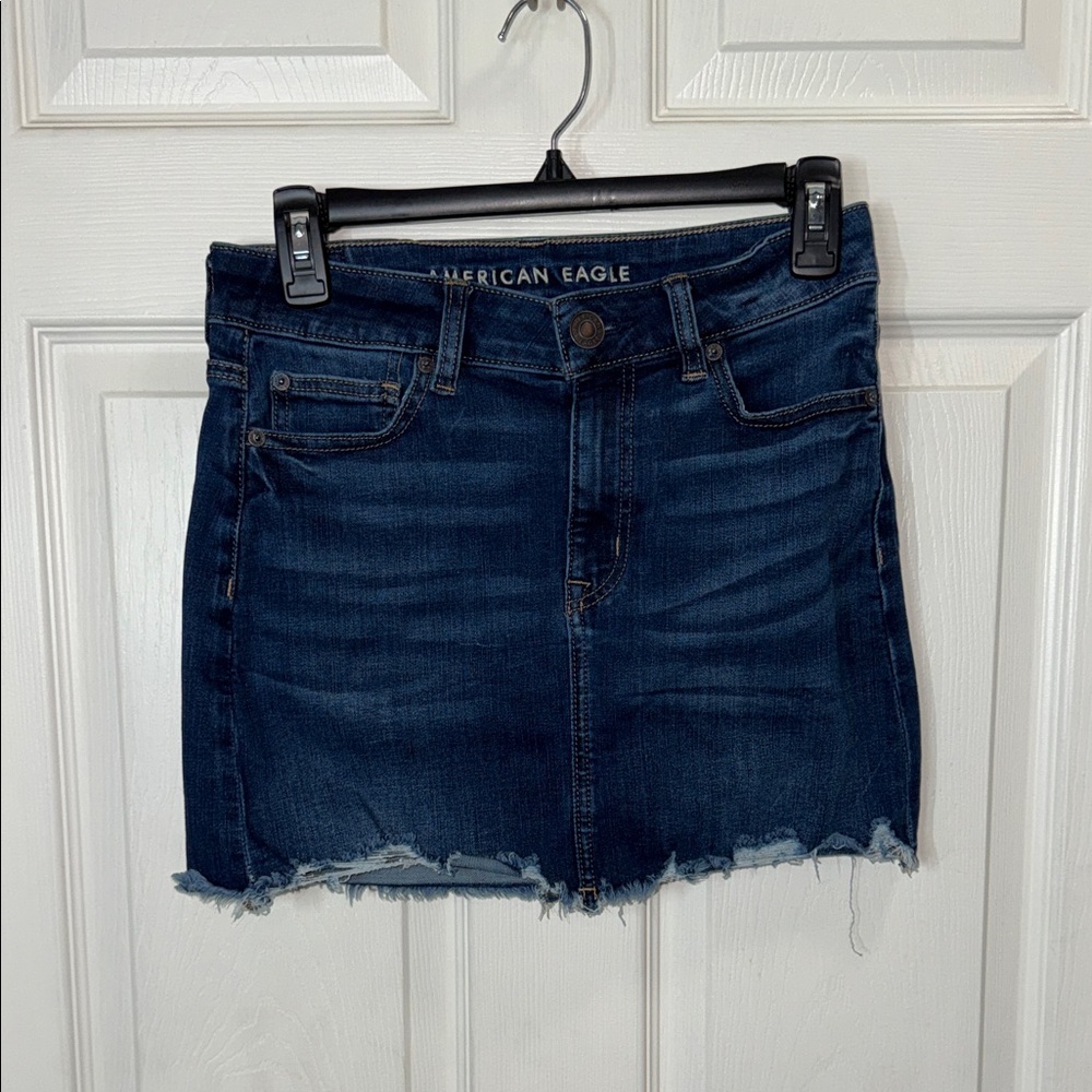 American Eagle Outfitters Denim High Rise Mini Skirt